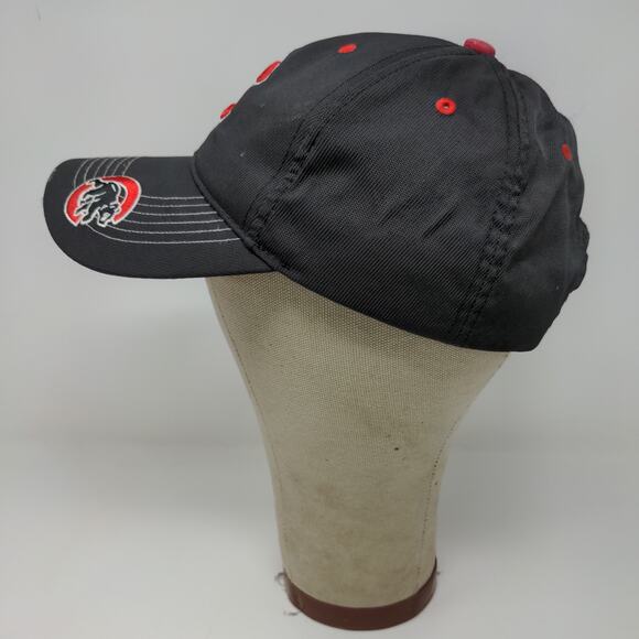 Fan Favorite MLB Chicago Cubs Strapback Hat Embroidered Logos Black Red OSFA - Picture 5 of 12